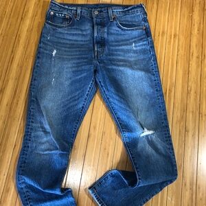 Levi's 501 Distressed Jeans